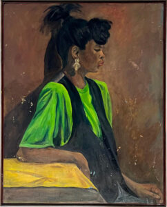 Untitled (Woman in the green shirt)