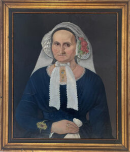 19th Century German American Primitive Portrait