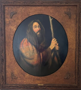 Portrait of Job (in oval)