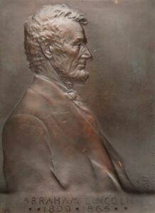 Bronze Medallion of Abraham Lincoln