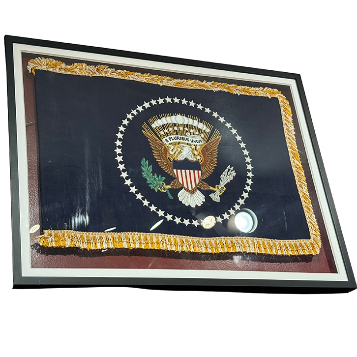 Presidential Flag from President Eisenhower Limousine