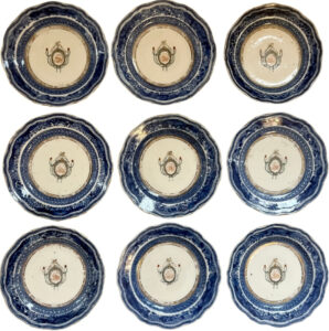 Plates in Blue