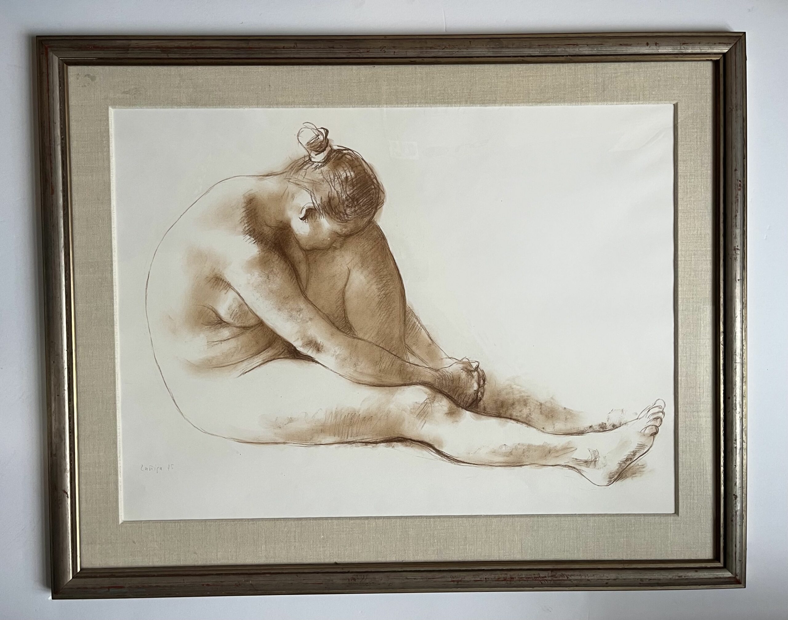 Nude Study in Red Chalk